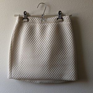 Express White Mini Skirt
